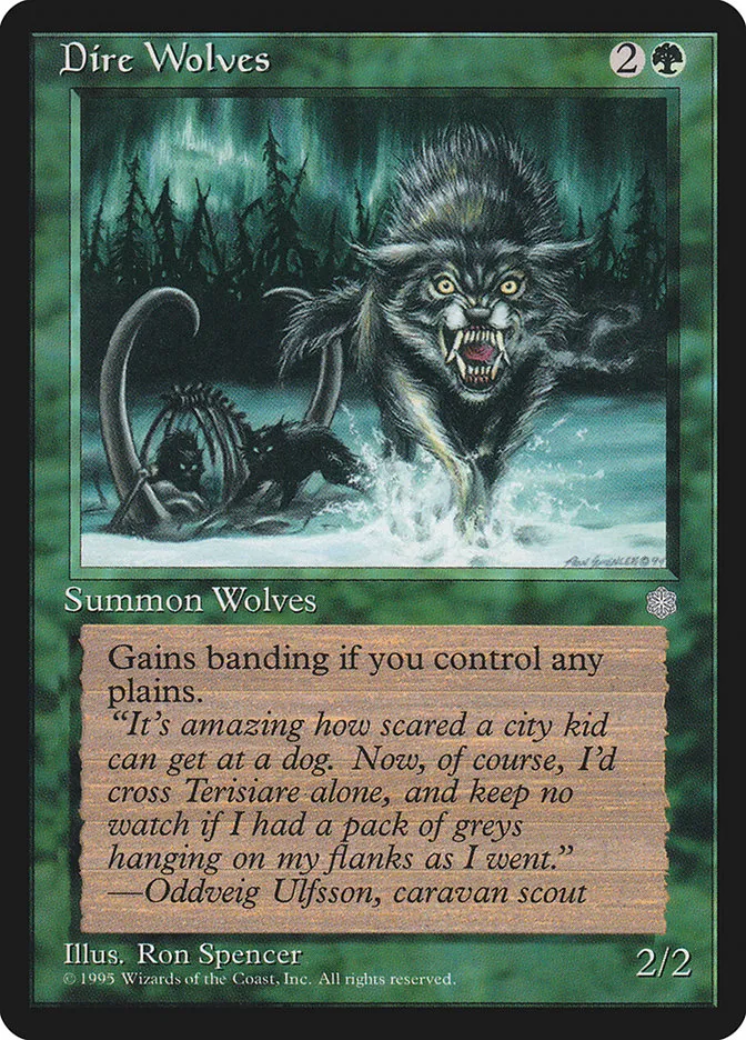 Dire Wolves Front Face