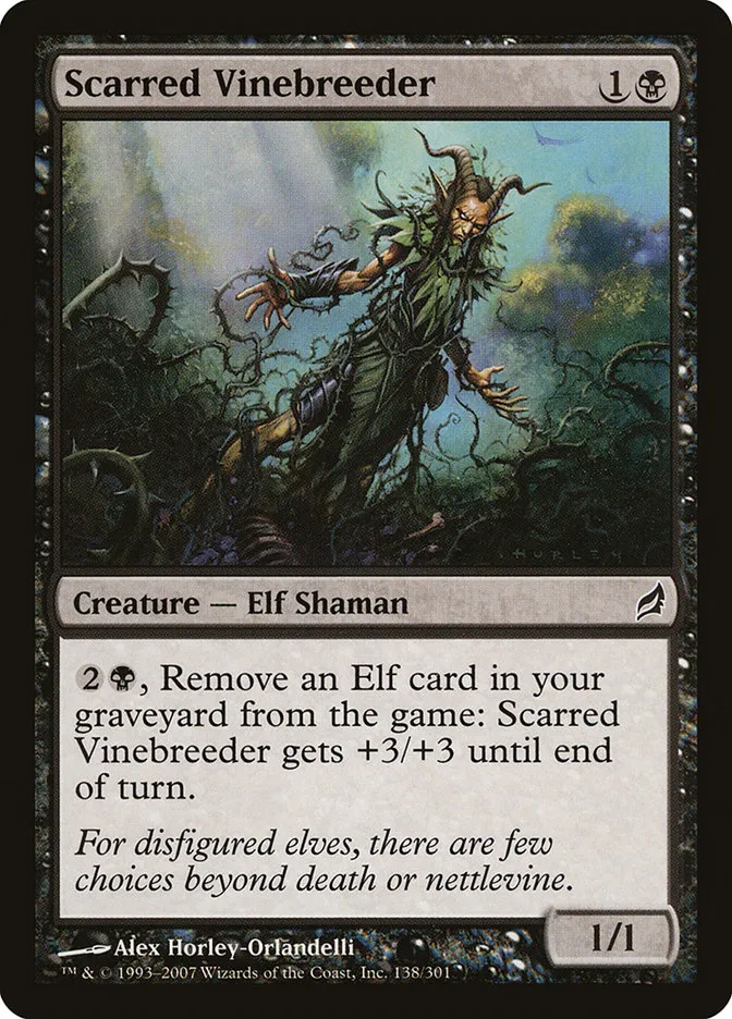 Scarred Vinebreeder Front Face
