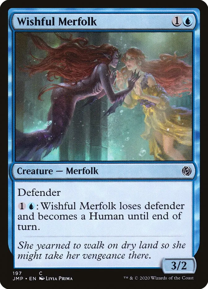 Wishful Merfolk Front Face