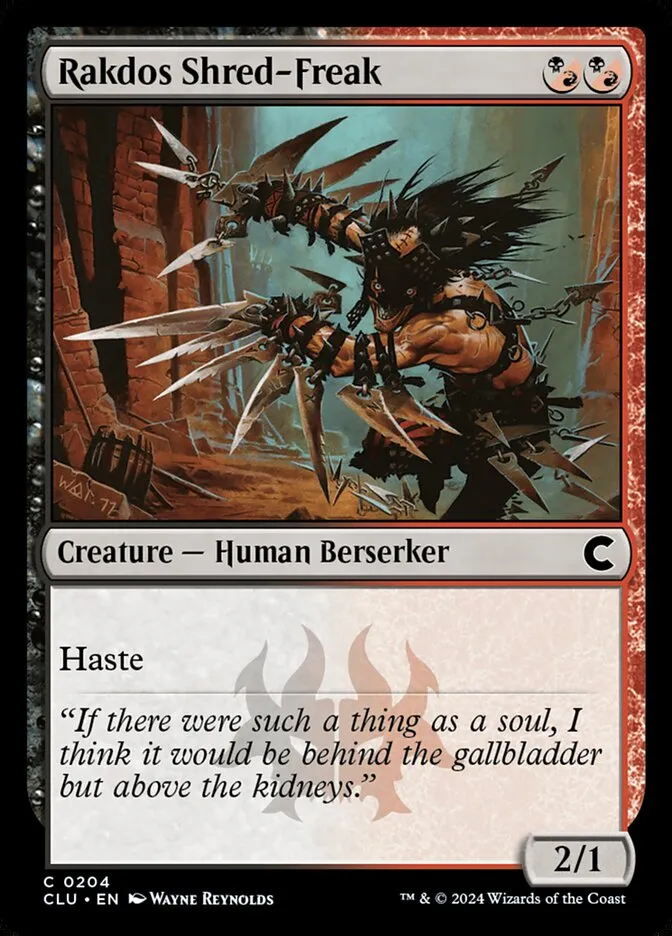 Rakdos Shred-Freak Front Face