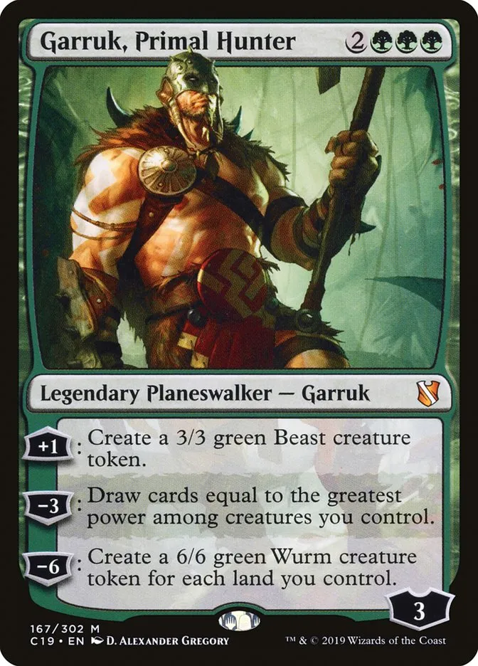 Garruk, Primal Hunter Front Face