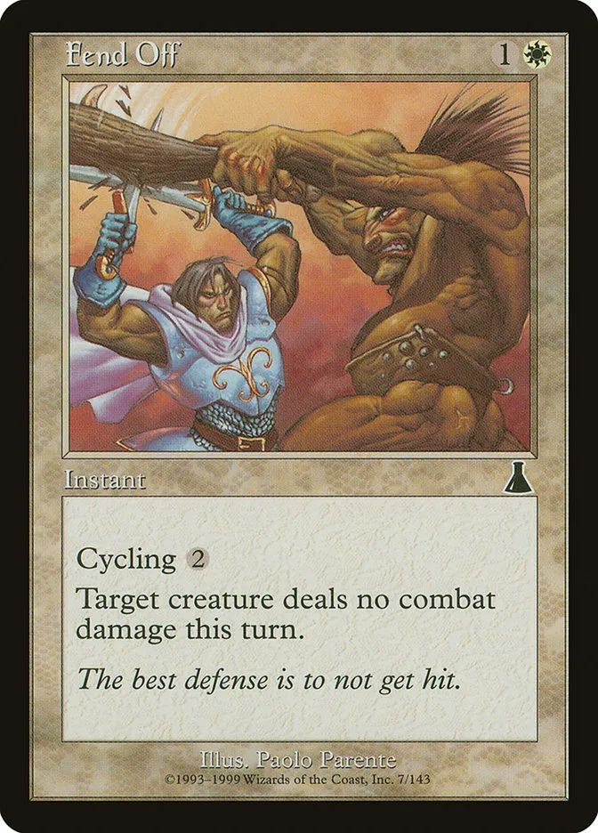 Fend Off Front Face