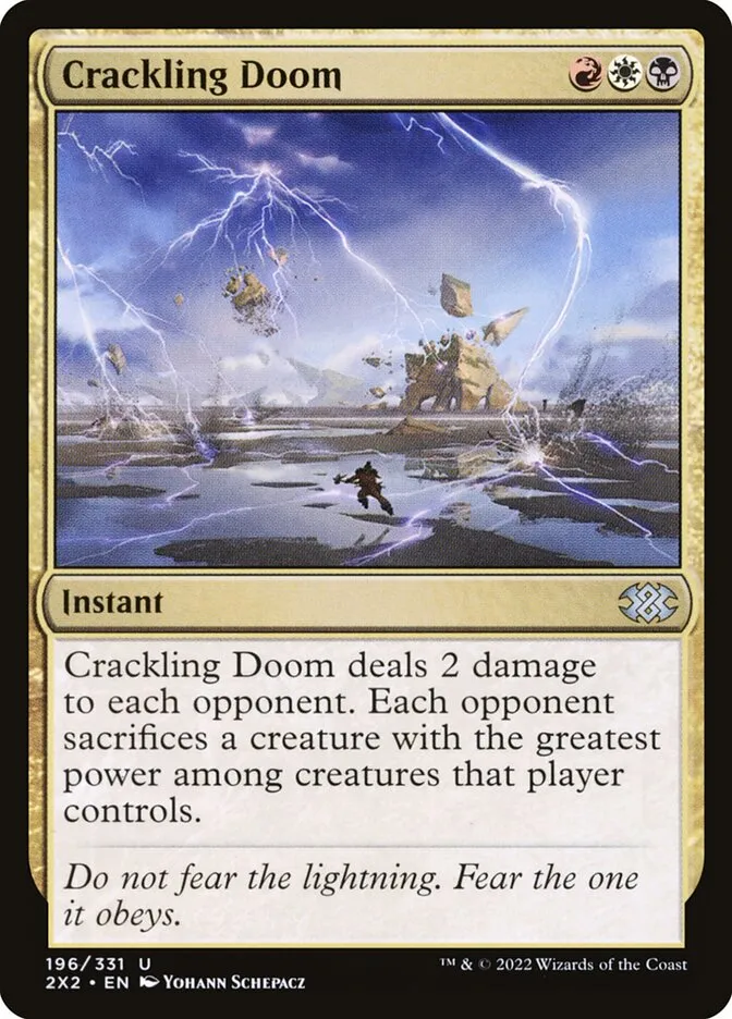 Crackling Doom Front Face