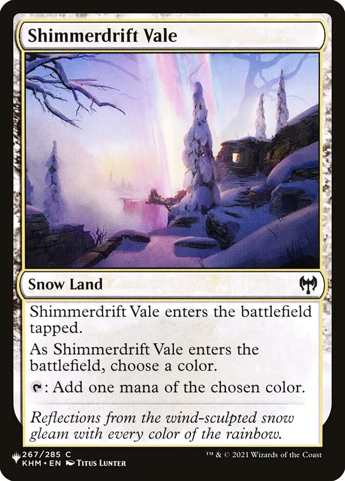 Shimmerdrift Vale Front Face