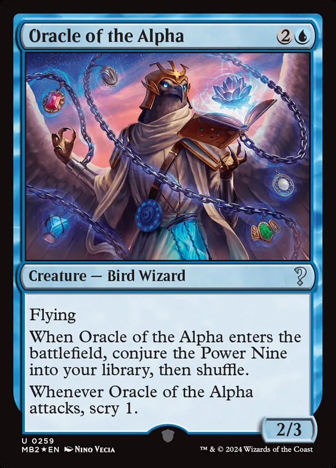 Oracle of the Alpha Front Face