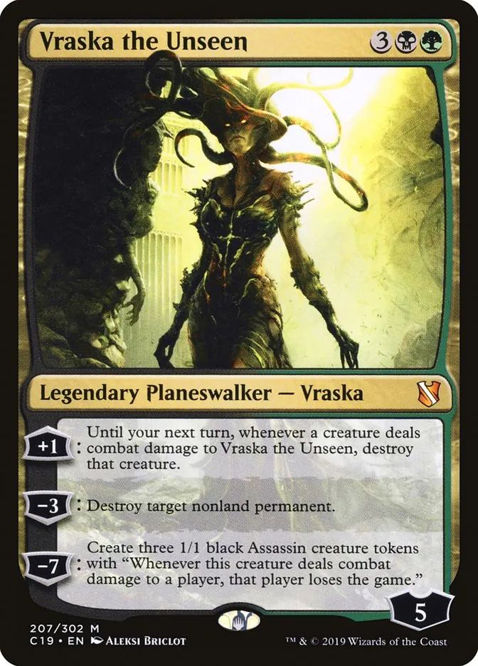 Vraska the Unseen Front Face
