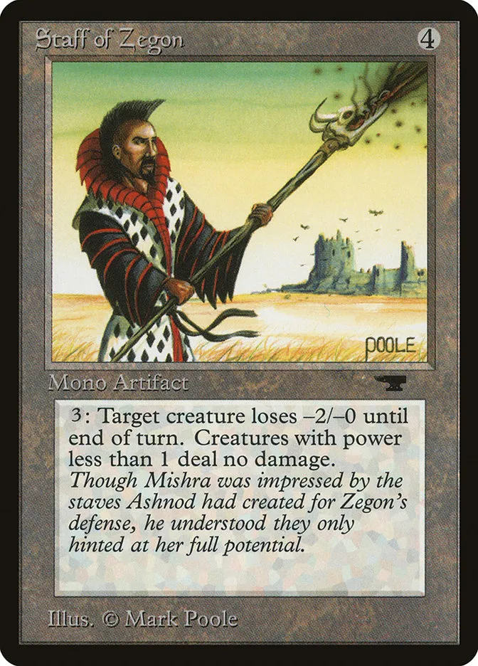 Staff of Zegon Front Face