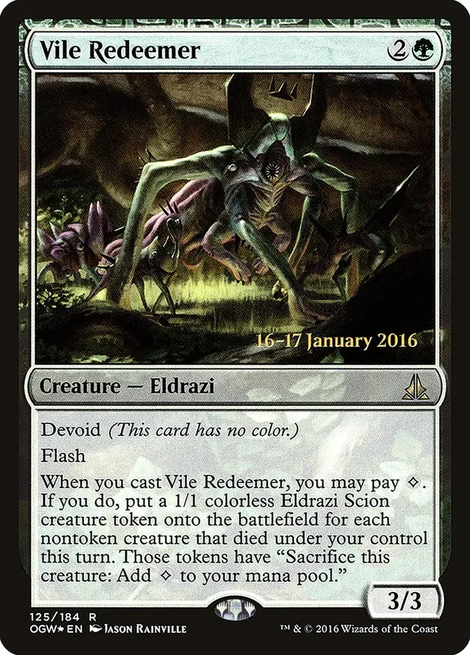 Vile Redeemer Front Face