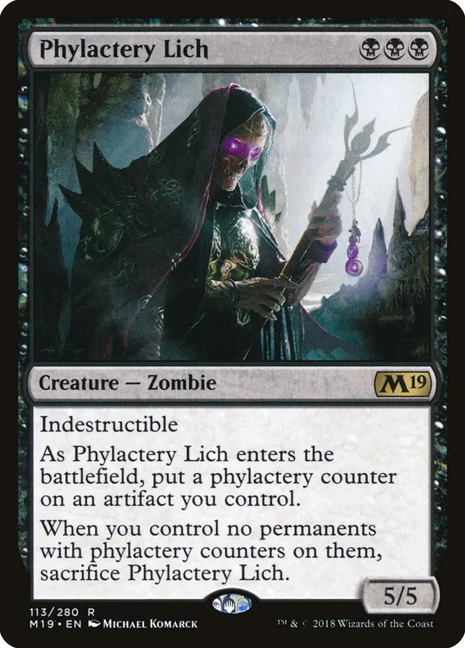 Phylactery Lich Front Face