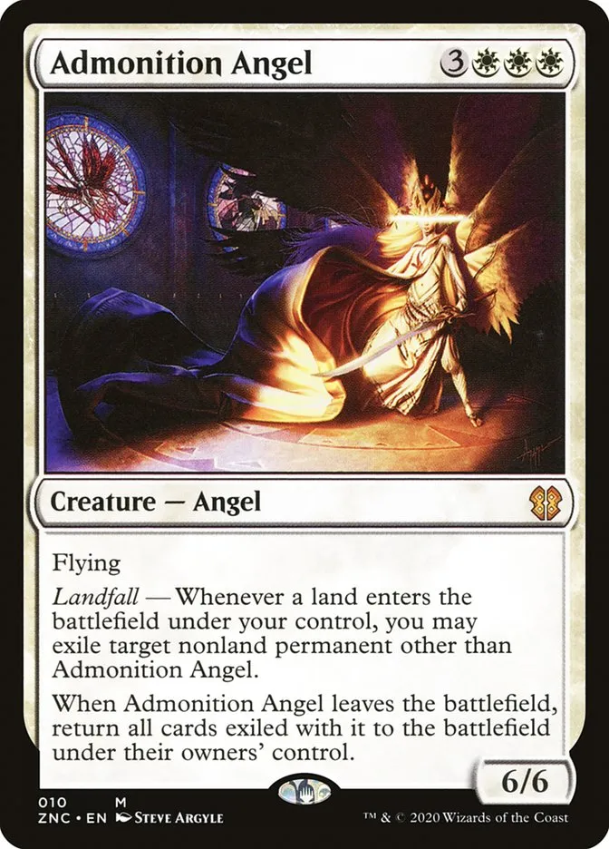 Admonition Angel Front Face