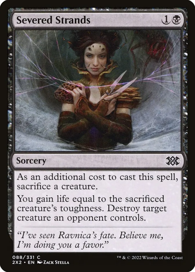 Severed Strands Front Face