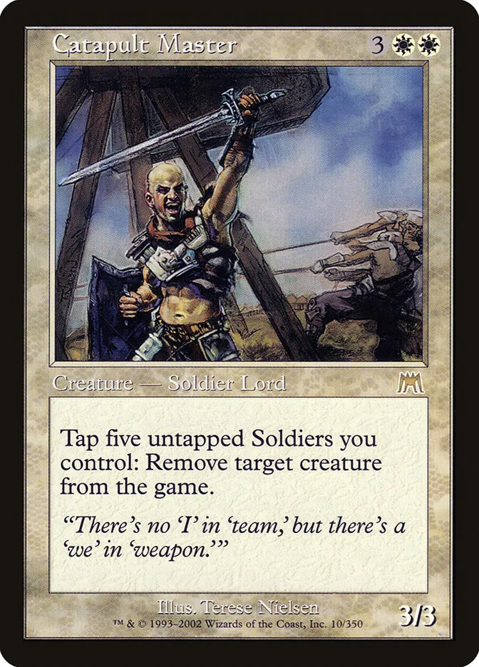 Catapult Master Front Face