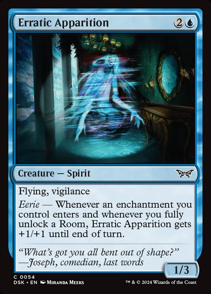 Erratic Apparition Front Face