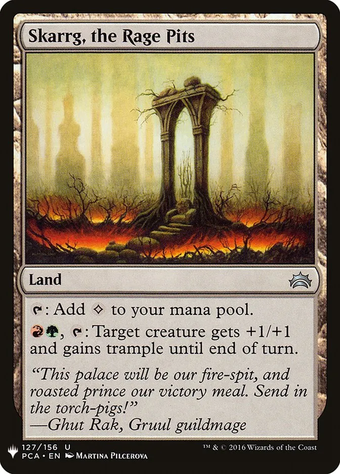 Skarrg, the Rage Pits Front Face