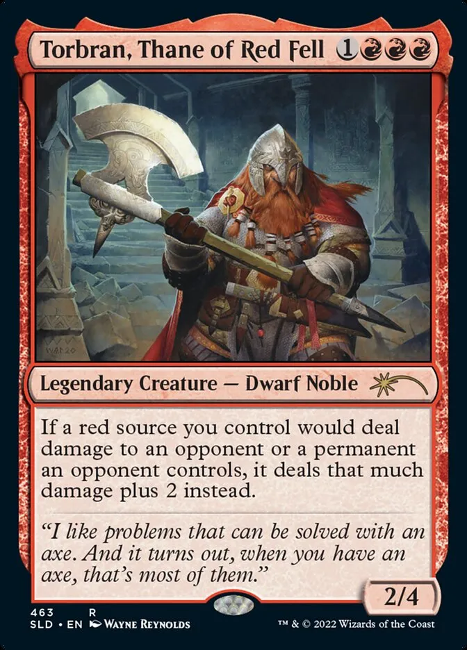 Torbran, Thane of Red Fell Front Face