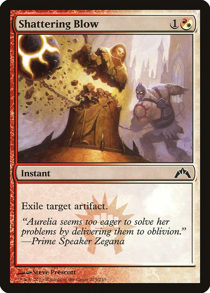 Shattering Blow Front Face
