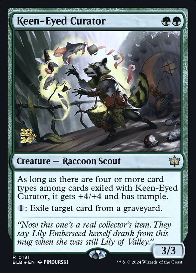 Keen-Eyed Curator Front Face