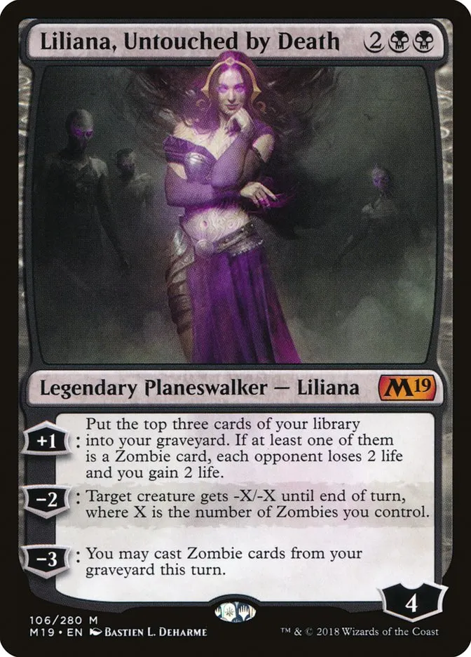 Liliana, Untouched by Death Front Face