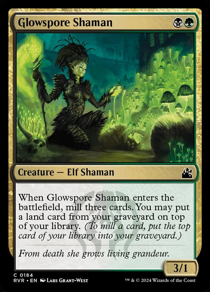 Glowspore Shaman Front Face