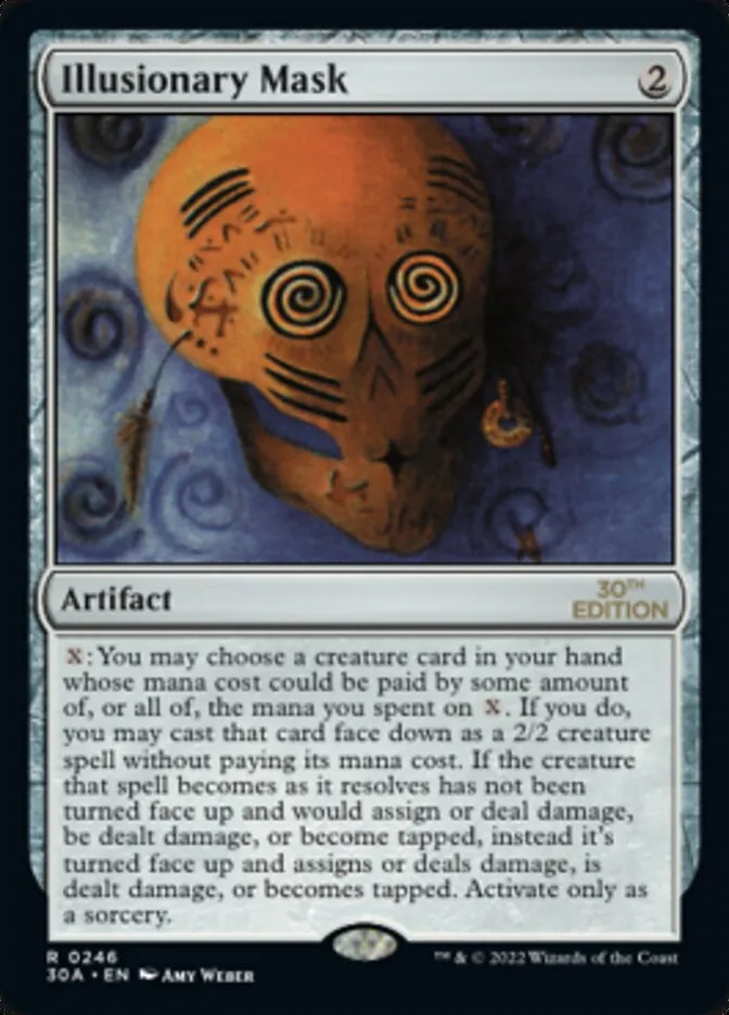 Illusionary Mask Front Face