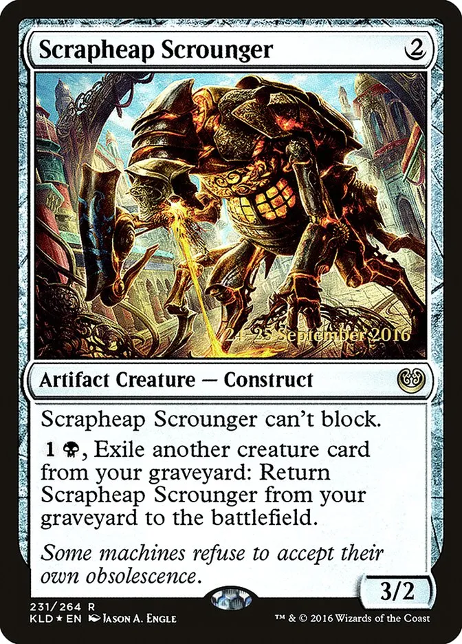 Scrapheap Scrounger Front Face