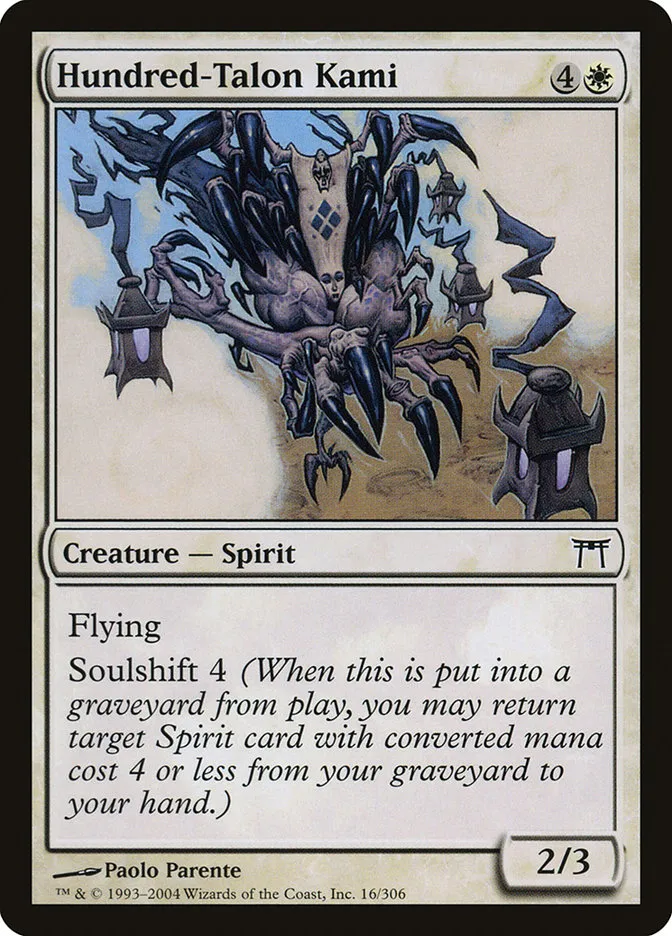 Hundred-Talon Kami Front Face