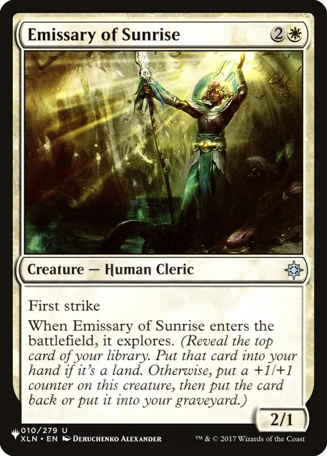 Emissary of Sunrise Front Face