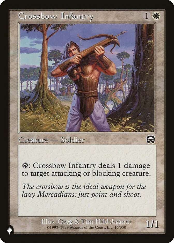 Crossbow Infantry Front Face