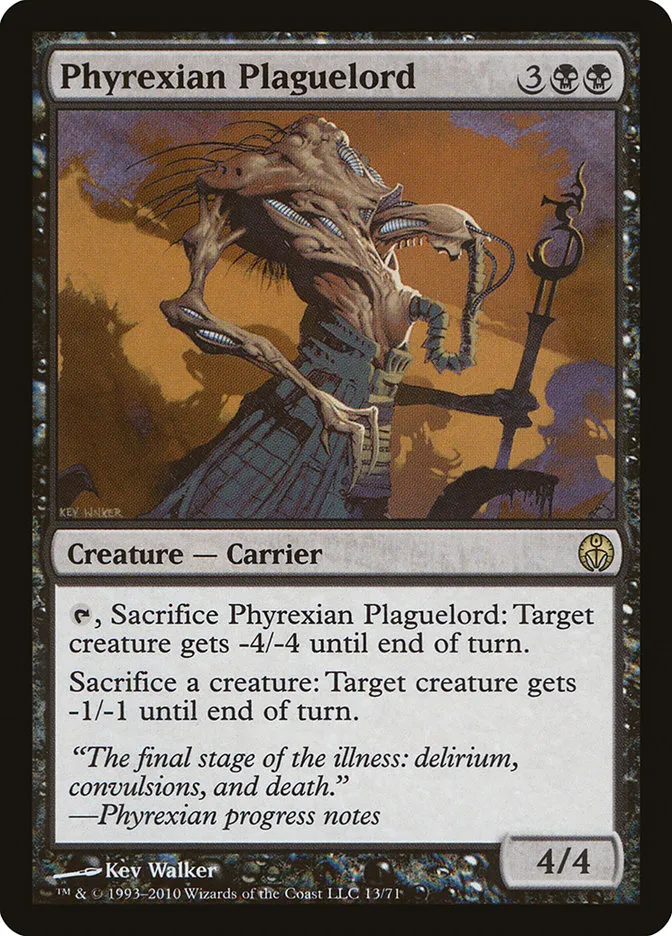 Phyrexian Plaguelord Front Face