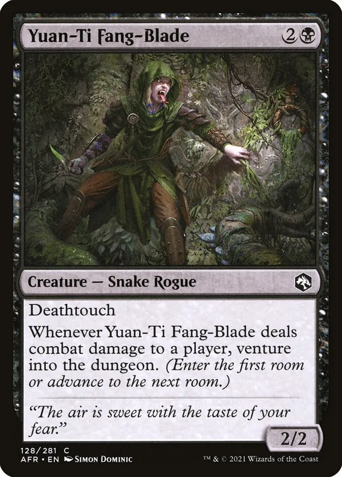Yuan-Ti Fang-Blade Front Face