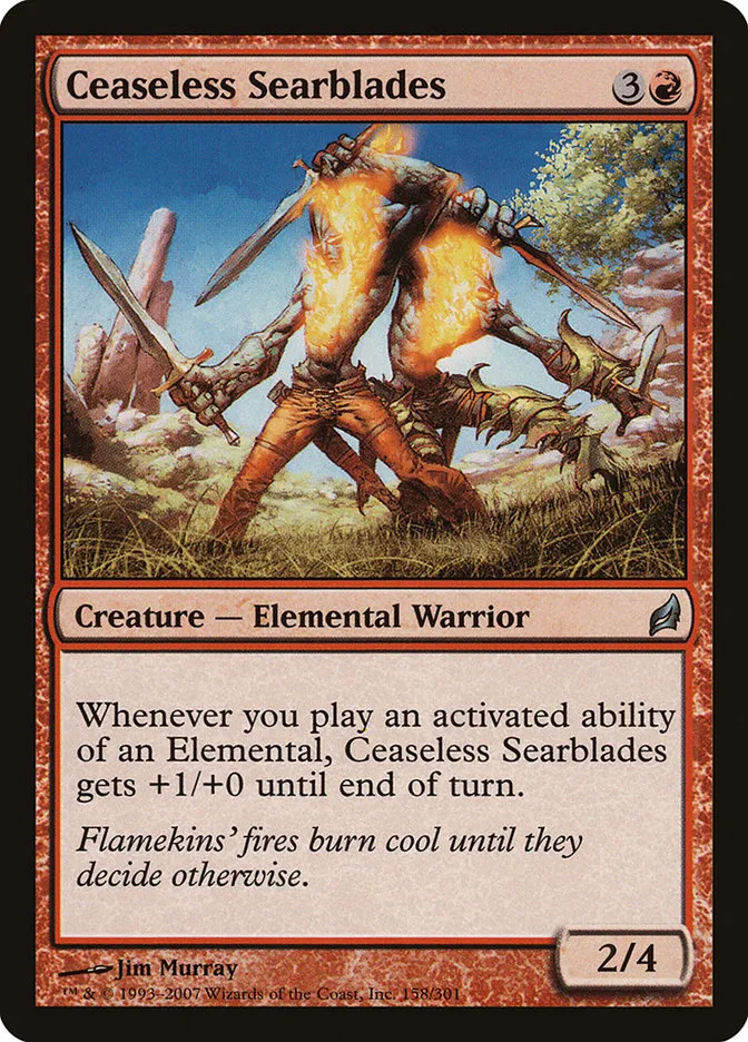 Ceaseless Searblades Front Face
