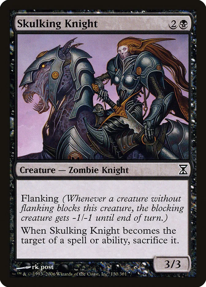 Skulking Knight Front Face