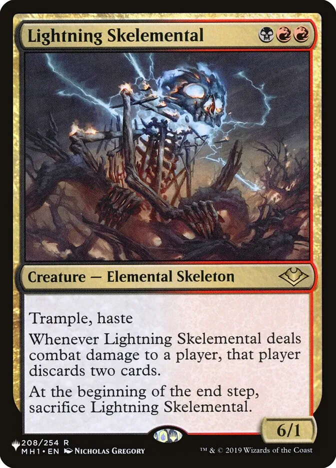 Lightning Skelemental Front Face