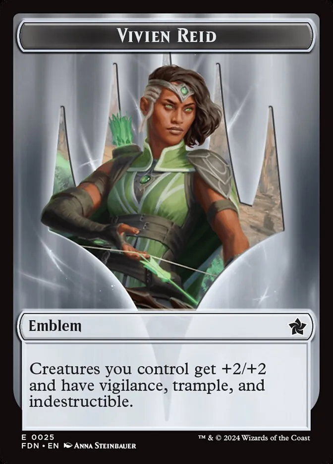 Vivien Reid Emblem Front Face