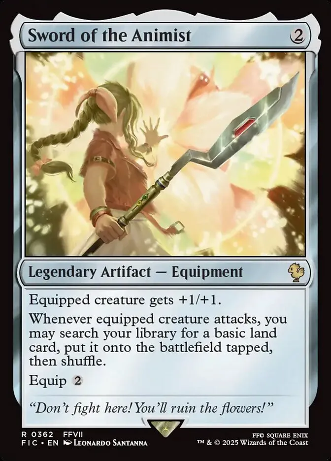 Sword of the Animist Front Face