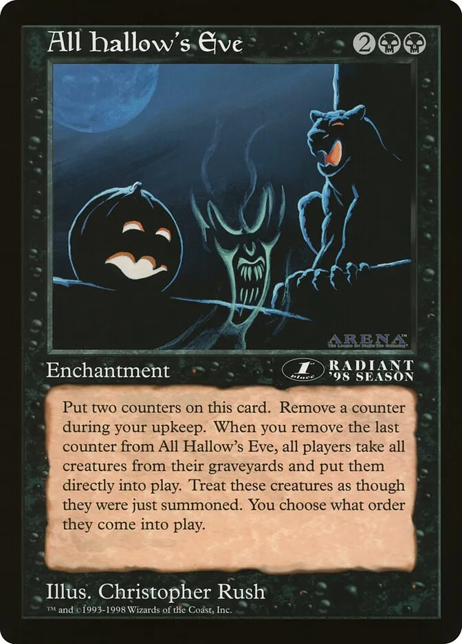 All Hallow's Eve Front Face