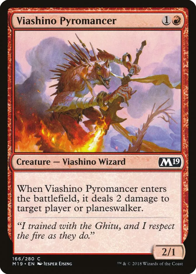 Viashino Pyromancer Front Face