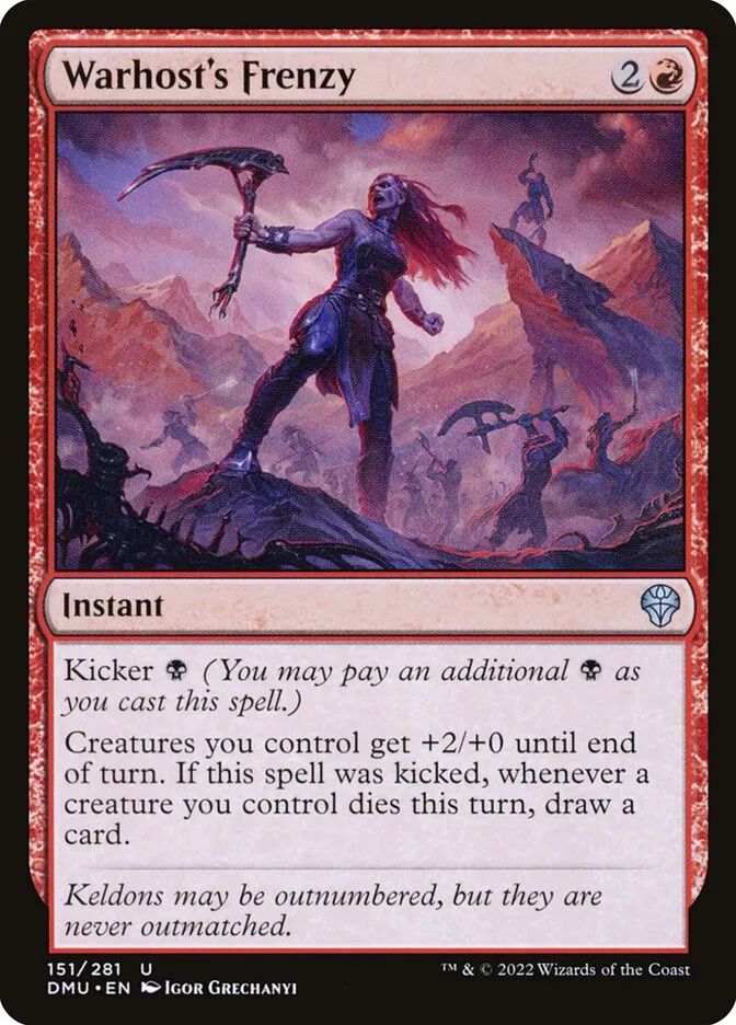 Warhost's Frenzy Front Face
