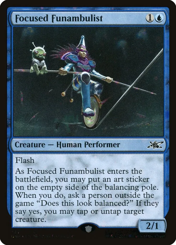 Focused Funambulist Front Face