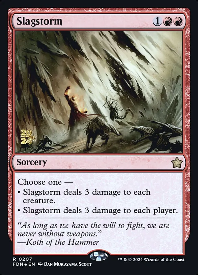 Slagstorm Front Face