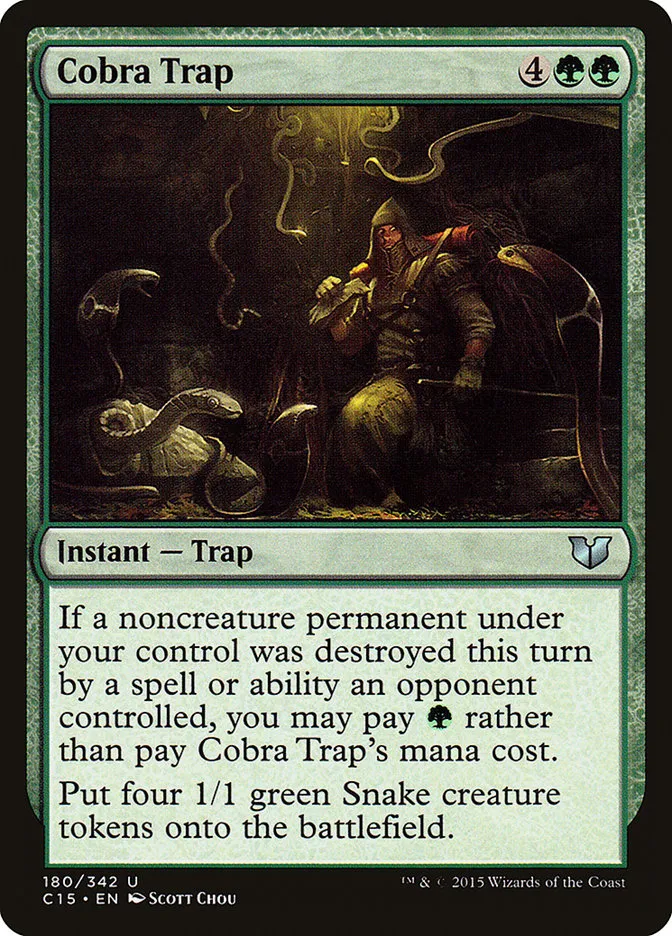 Cobra Trap Front Face