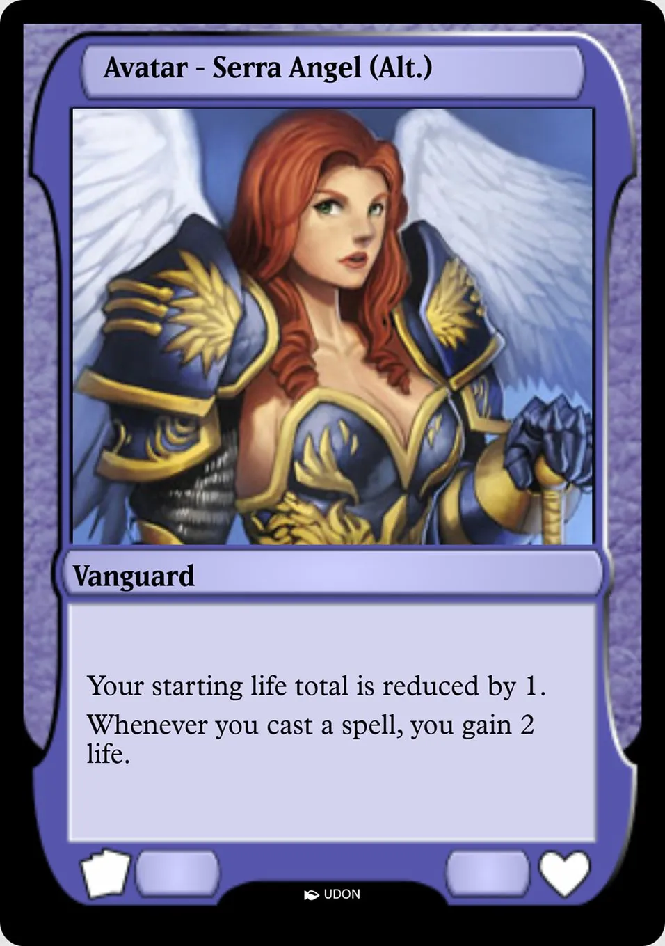 Serra Angel Avatar Front Face