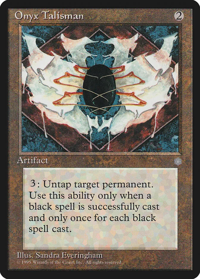 Onyx Talisman Front Face