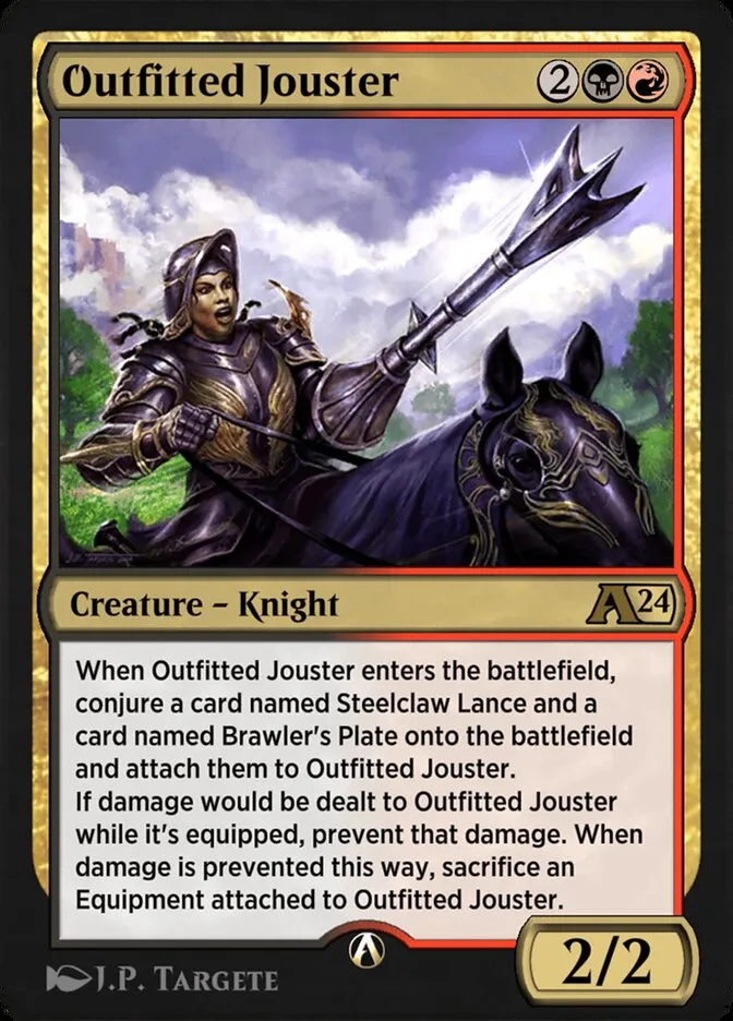 Outfitted Jouster Front Face