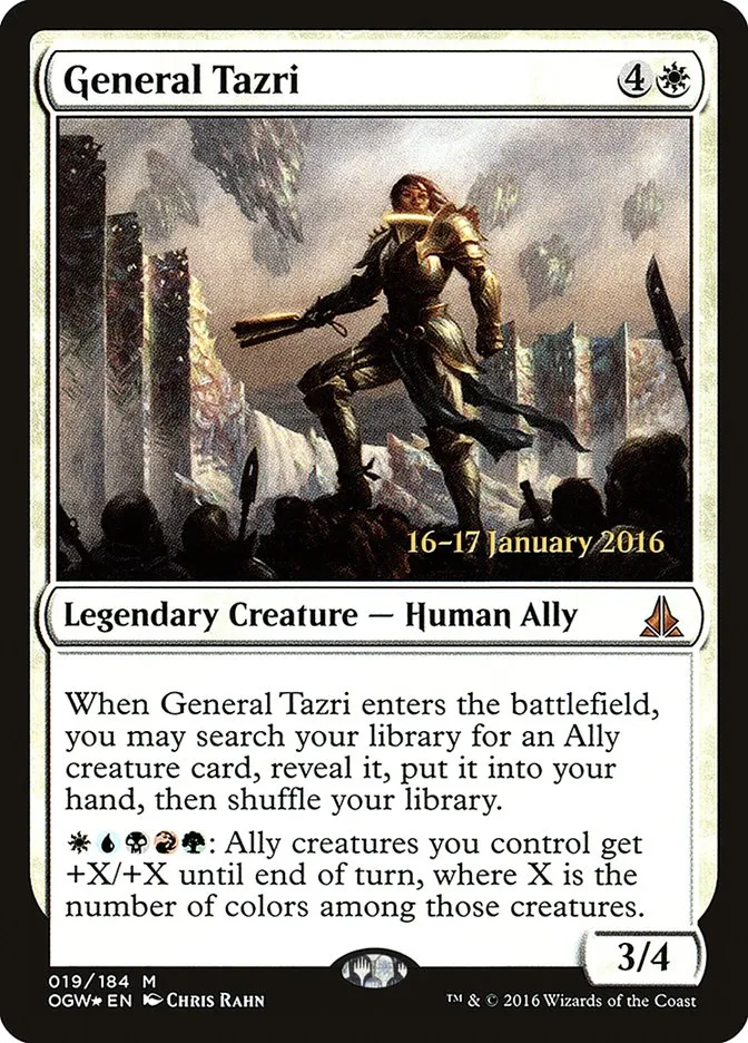 General Tazri Front Face