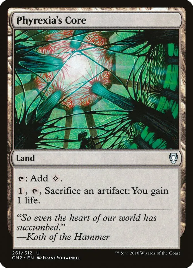 Phyrexia's Core Front Face