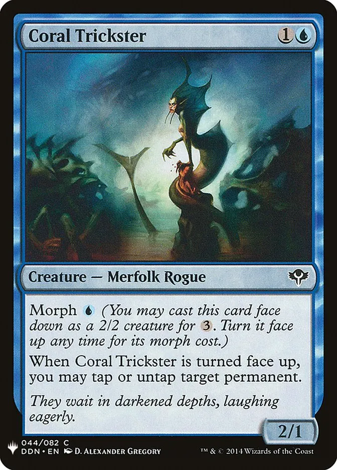 Coral Trickster Front Face
