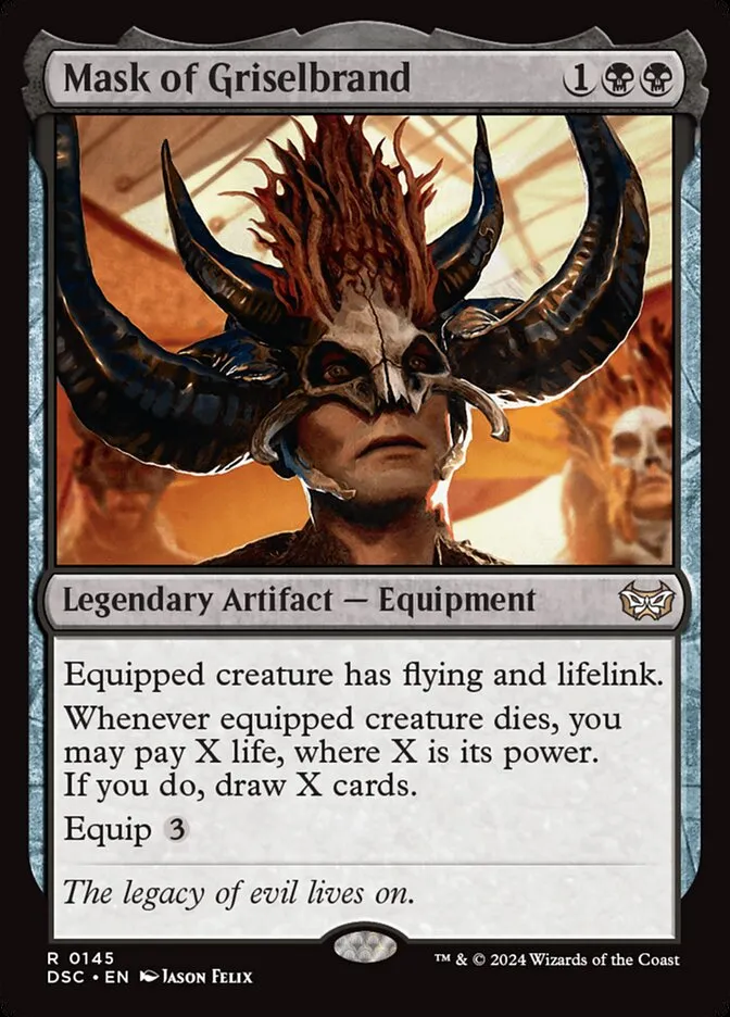 Mask of Griselbrand Front Face