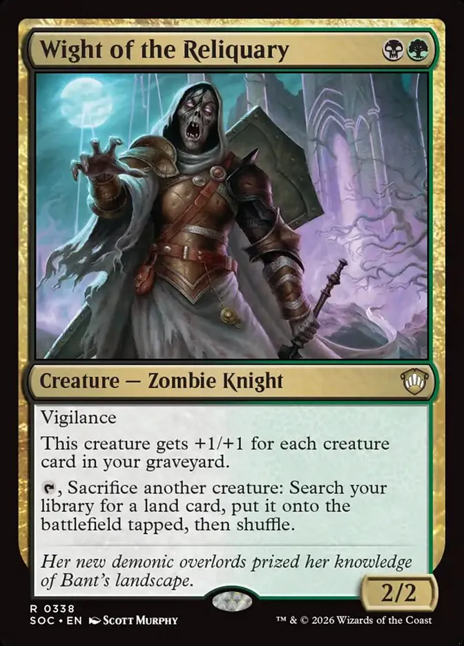 Wight of the Reliquary Front Face