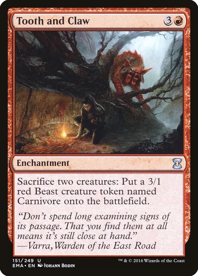 Tooth and Claw Front Face